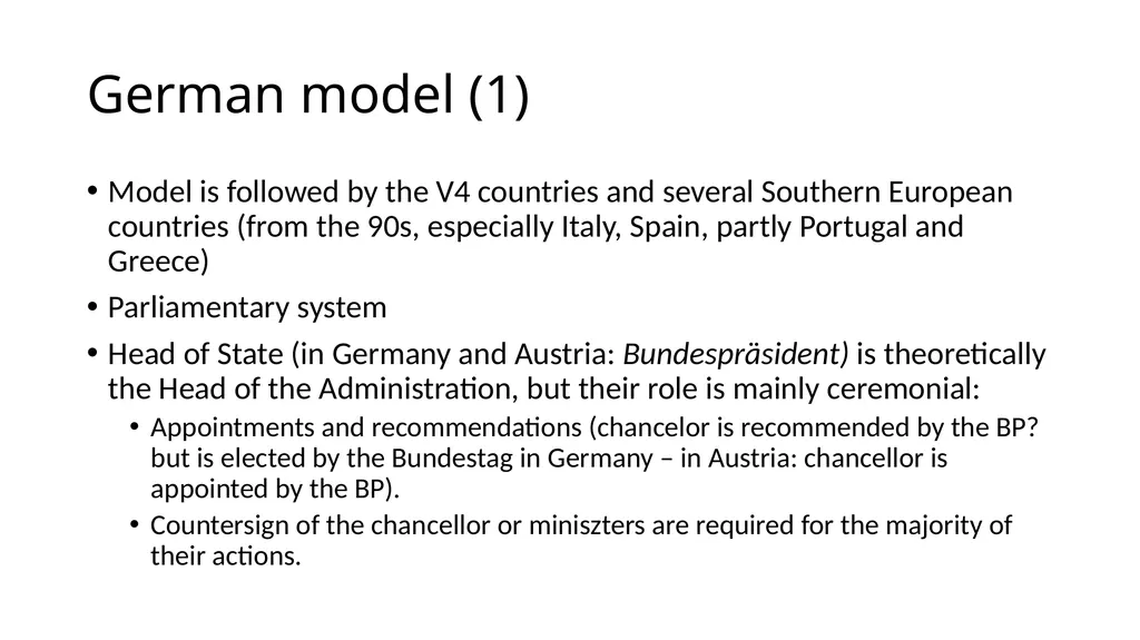 Introduction to Comparative Administrative Law - slide 40 of 83