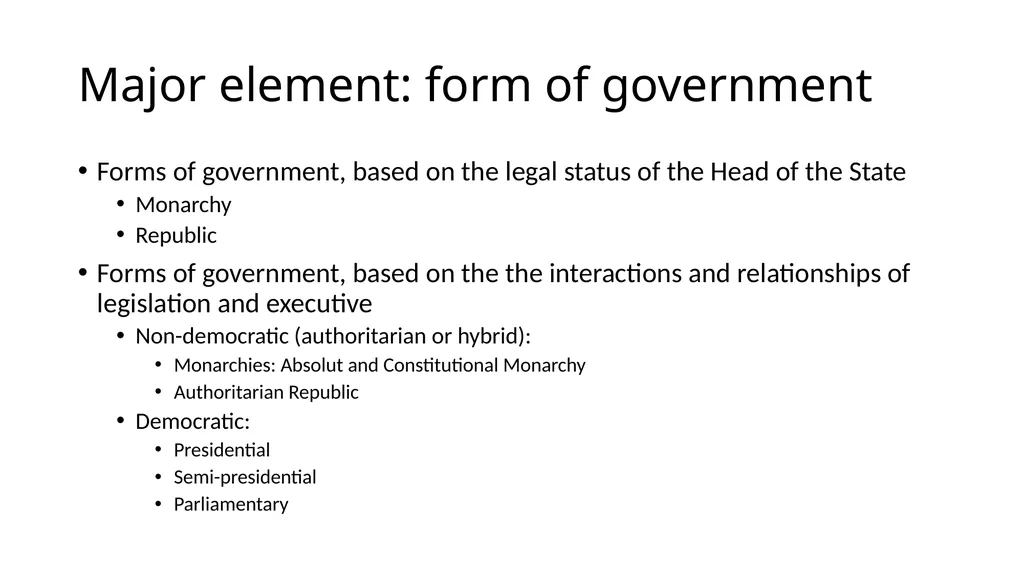 Introduction to Comparative Administrative Law - slide 22 of 83