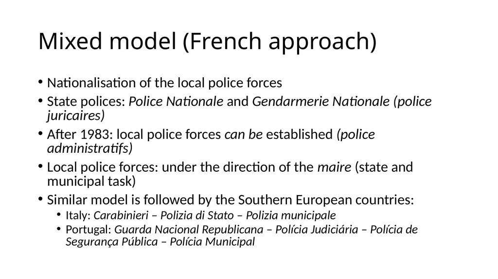 Introduction to Comparative Administrative Law - slide 51 of 83