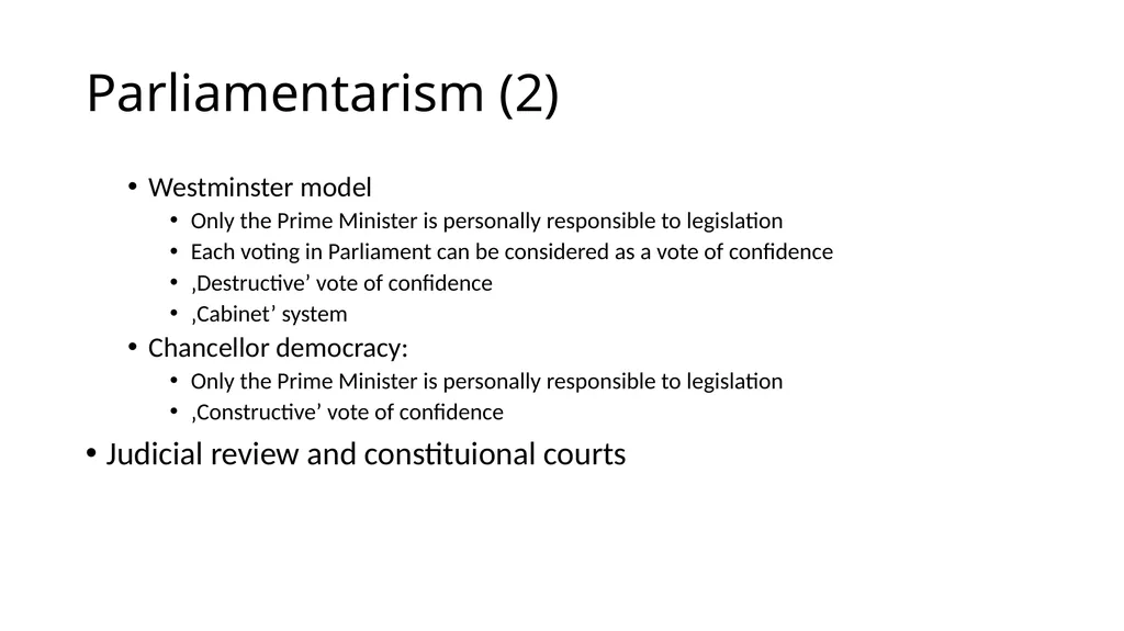 Introduction to Comparative Administrative Law - slide 25 of 83