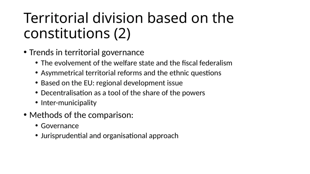 Introduction to Comparative Administrative Law - slide 28 of 83