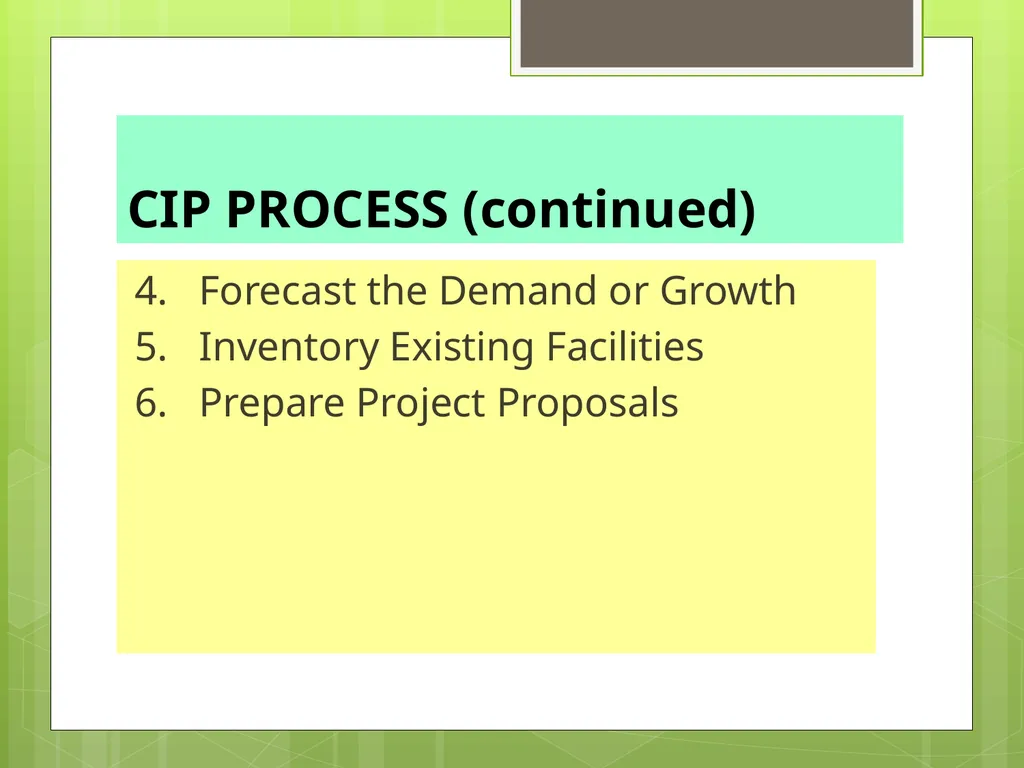CAPITAL IMPROVEMENTS PLANNING Equipment Purchases - slide 12 of 45