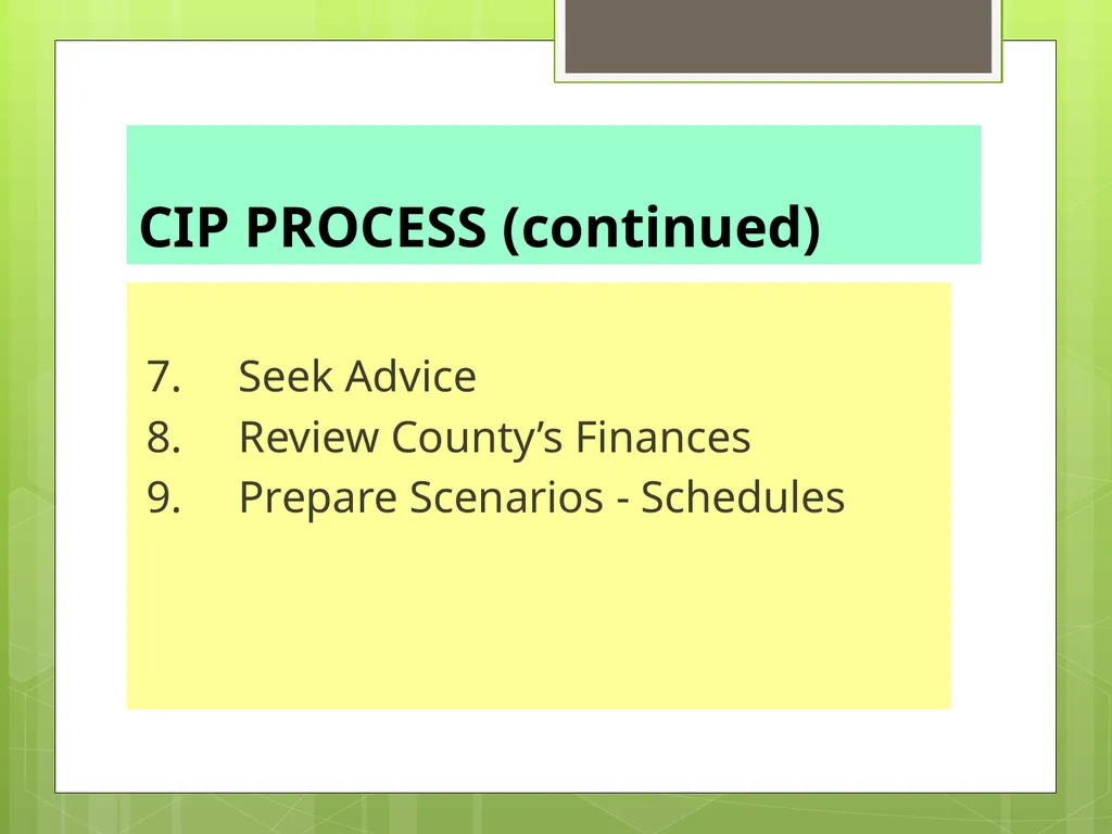 CAPITAL IMPROVEMENTS PLANNING Equipment Purchases - slide 13 of 45