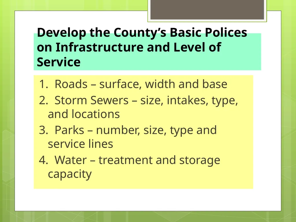 CAPITAL IMPROVEMENTS PLANNING Equipment Purchases - slide 18 of 45