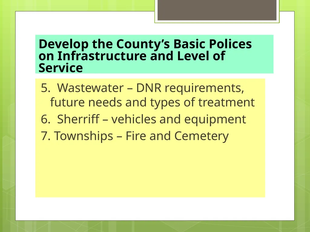 CAPITAL IMPROVEMENTS PLANNING Equipment Purchases - slide 19 of 45