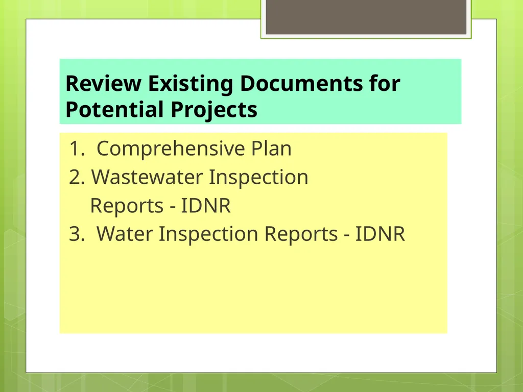 CAPITAL IMPROVEMENTS PLANNING Equipment Purchases - slide 21 of 45