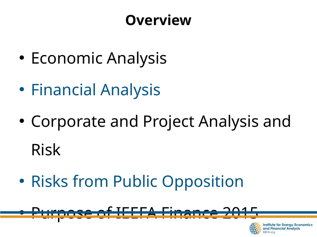 Corporate Finance Webinar Energy Finance 2015 Tom - slide 2 of 24