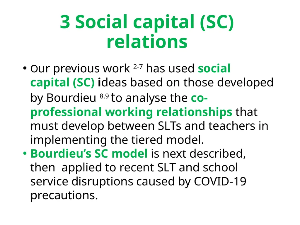 Social capital in professionals' connections - slide 5 of 19