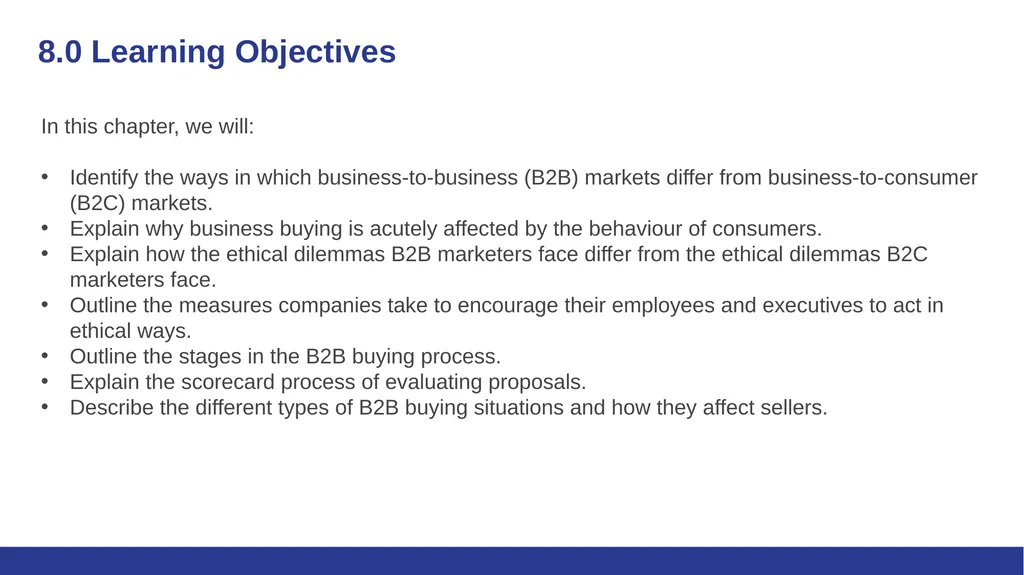 Marketing for Golf Management Chapter 8: Business - slide 2 of 7