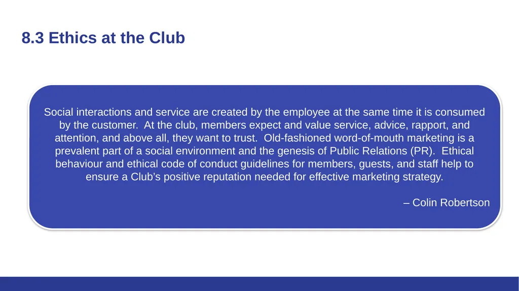 Marketing for Golf Management Chapter 8: Business - slide 7 of 7