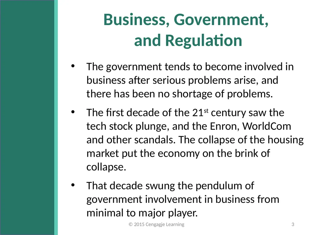 Key Topics Ch 11 & 12 © 2015 Cengage Learning - slide 3 of 43