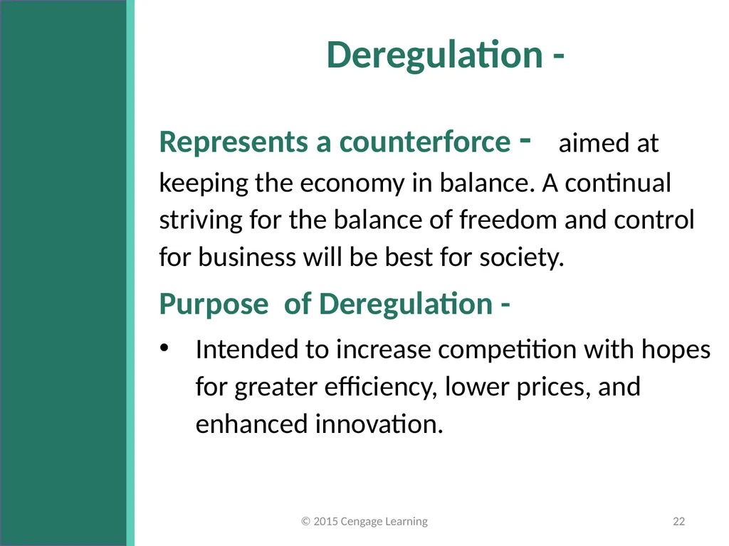 Key Topics Ch 11 & 12 © 2015 Cengage Learning - slide 22 of 43
