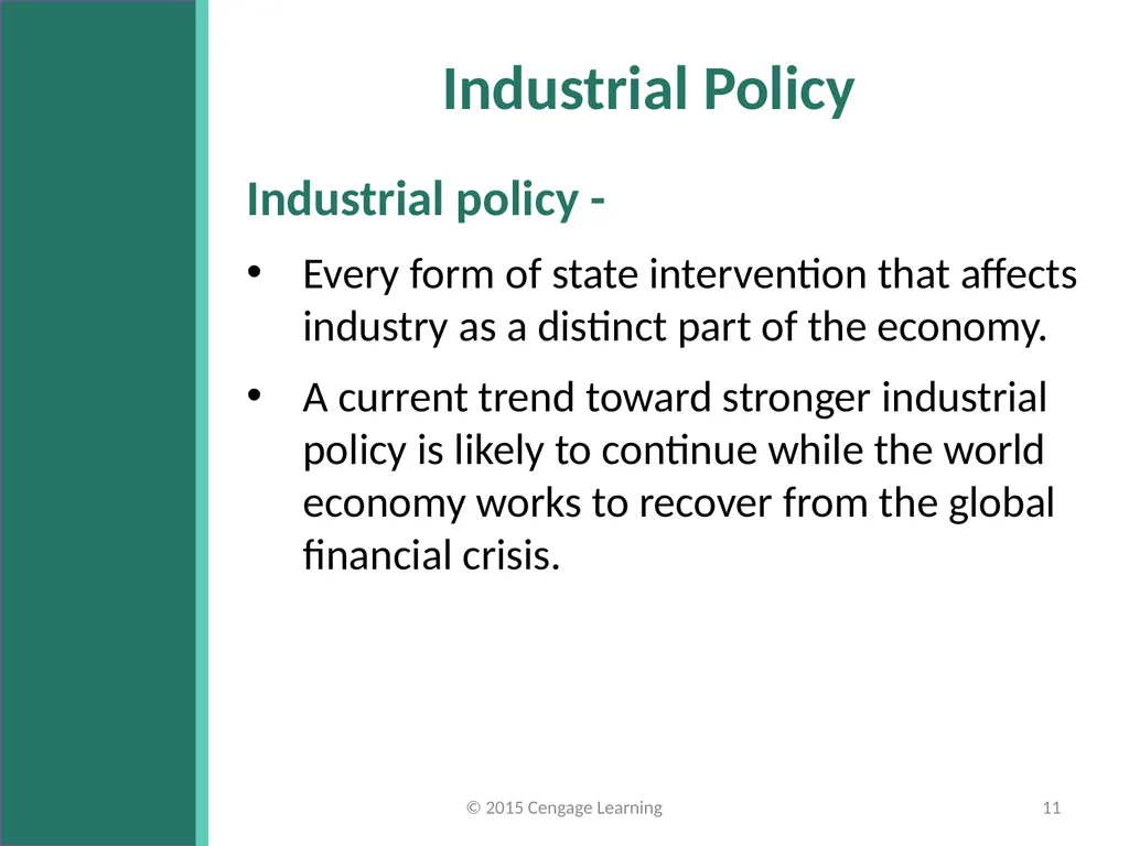 Key Topics Ch 11 & 12 © 2015 Cengage Learning - slide 11 of 43