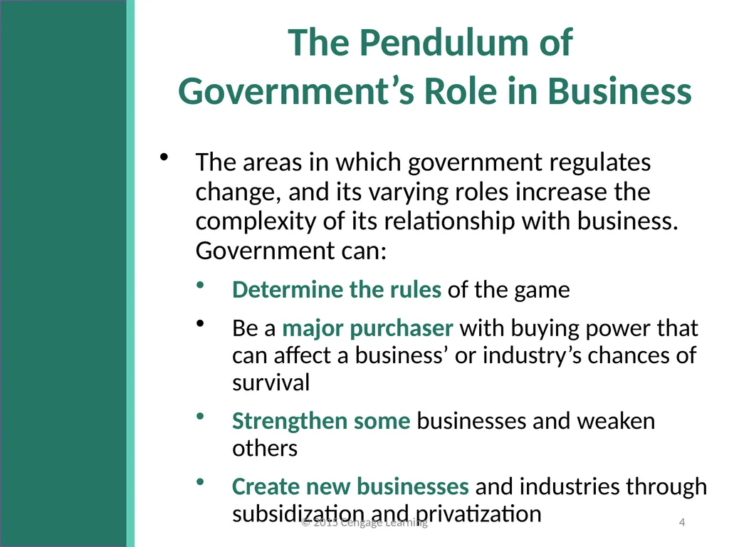 Key Topics Ch 11 & 12 © 2015 Cengage Learning - slide 4 of 43
