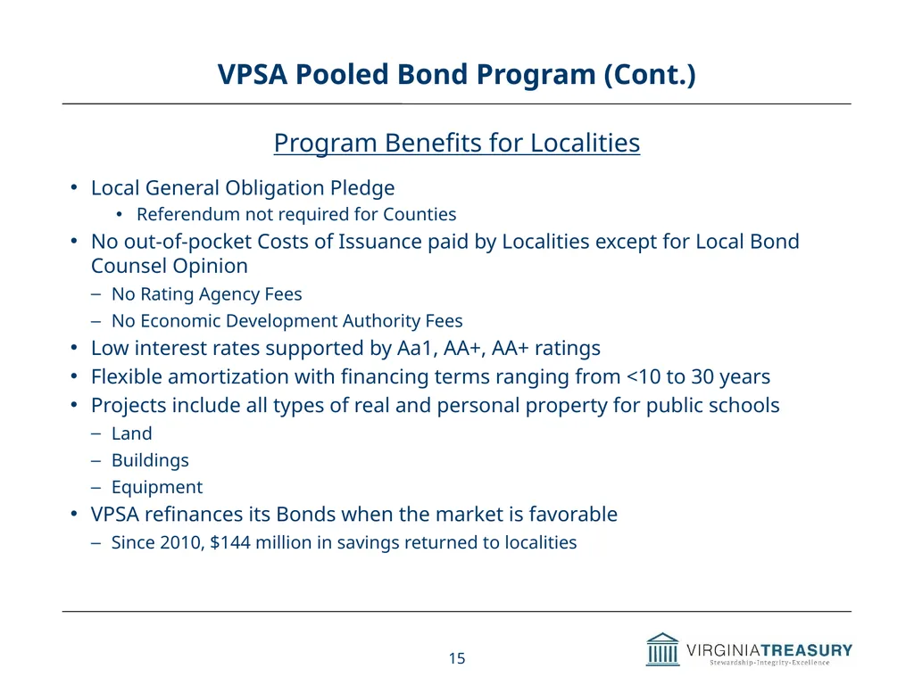 Review of Commonwealth’s Debt Programs A Briefing - slide 15 of 20