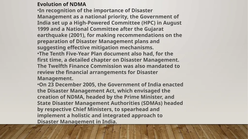 NDMA SDMA DDMA Evolution of NDMA In recognition of - slide 2 of 7