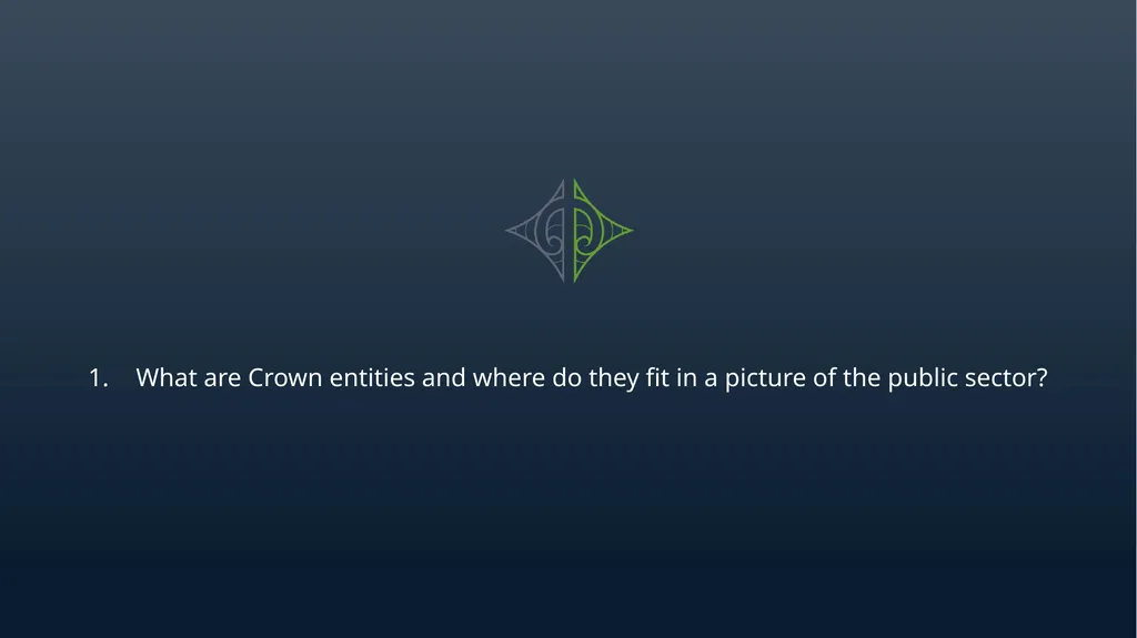 What are Crown entities and where do they fit in