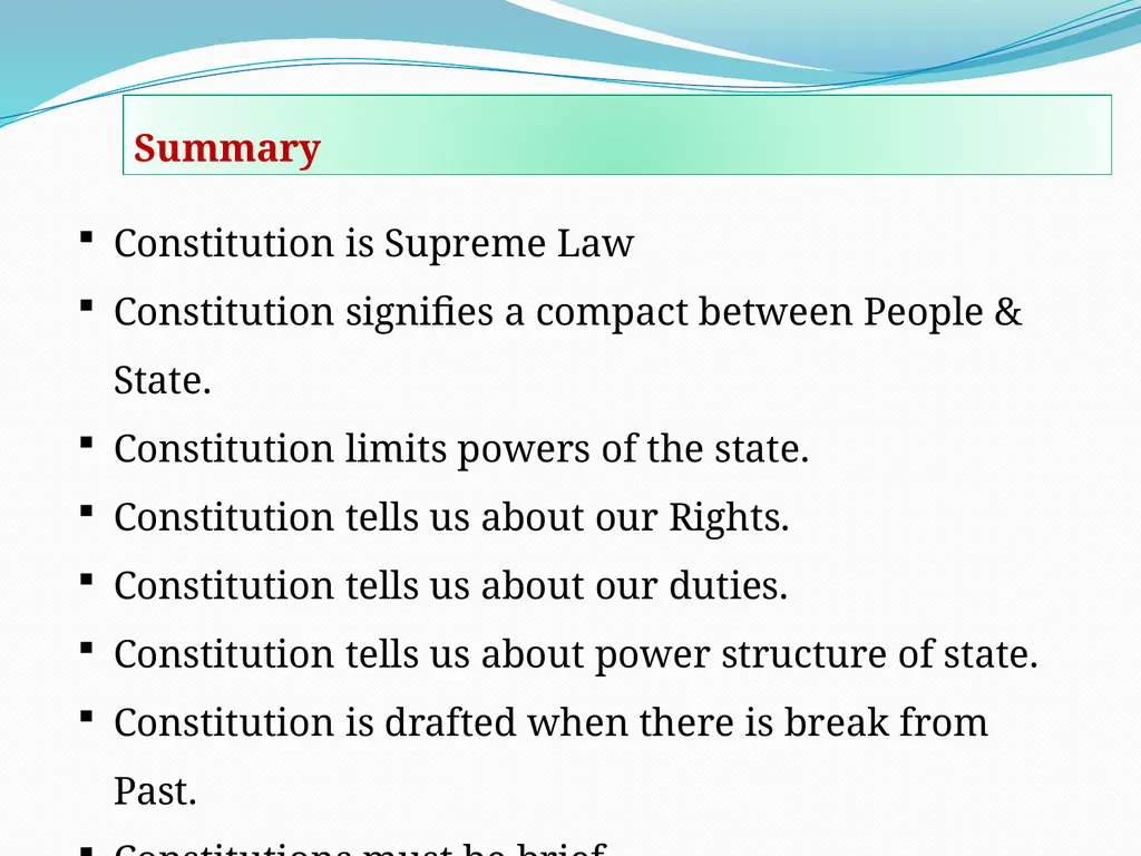 On-Line Course on Indian Constitution Sponsored by - slide 14 of 17