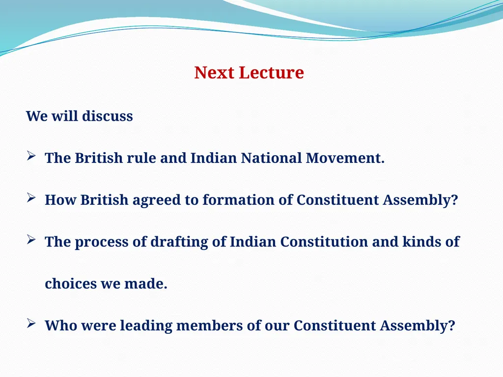 On-Line Course on Indian Constitution Sponsored by - slide 15 of 17
