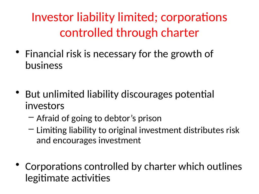 The Corporate Environment William J. Frey College - slide 9 of 28