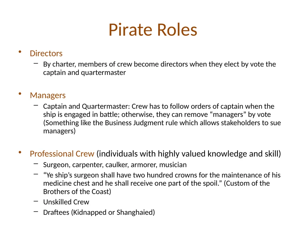 The Corporate Environment William J. Frey College - slide 19 of 28