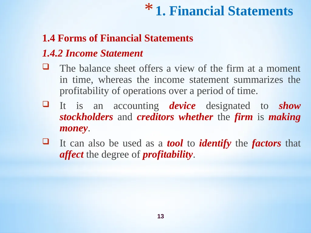 Chapter 3 Firm’s Financial Operations 2 Contents - slide 13 of 77