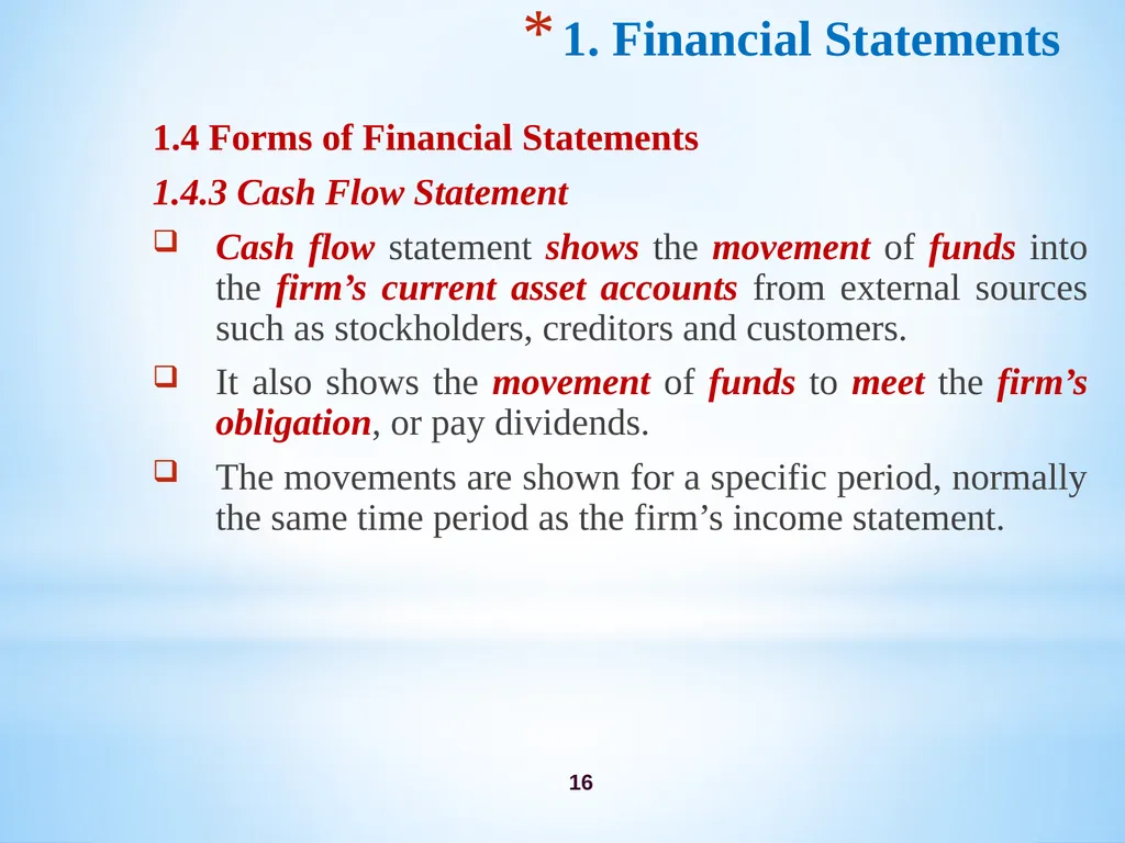 Chapter 3 Firm’s Financial Operations 2 Contents - slide 16 of 77