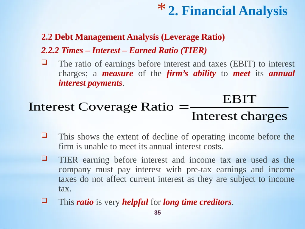 Chapter 3 Firm’s Financial Operations 2 Contents - slide 35 of 77
