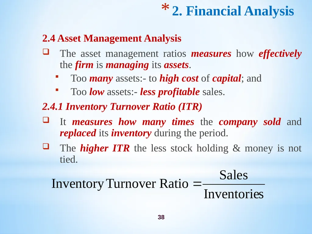 Chapter 3 Firm’s Financial Operations 2 Contents - slide 38 of 77