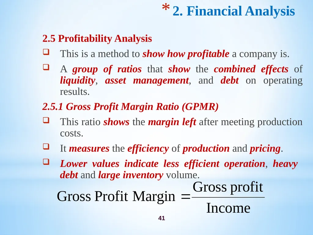 Chapter 3 Firm’s Financial Operations 2 Contents - slide 41 of 77