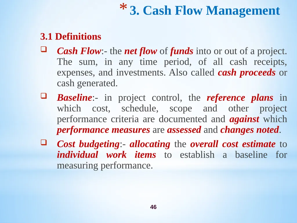 Chapter 3 Firm’s Financial Operations 2 Contents - slide 46 of 77