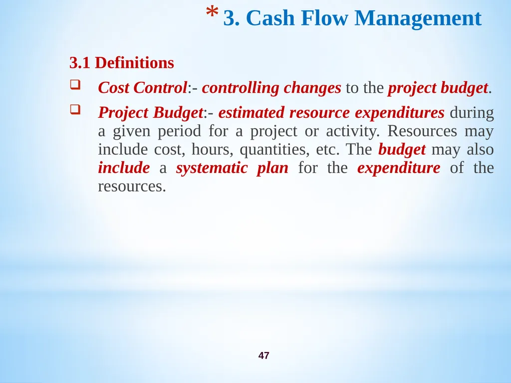 Chapter 3 Firm’s Financial Operations 2 Contents - slide 47 of 77