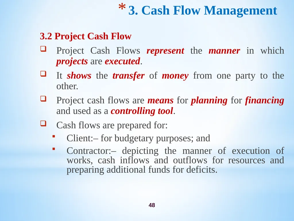 Chapter 3 Firm’s Financial Operations 2 Contents - slide 48 of 77
