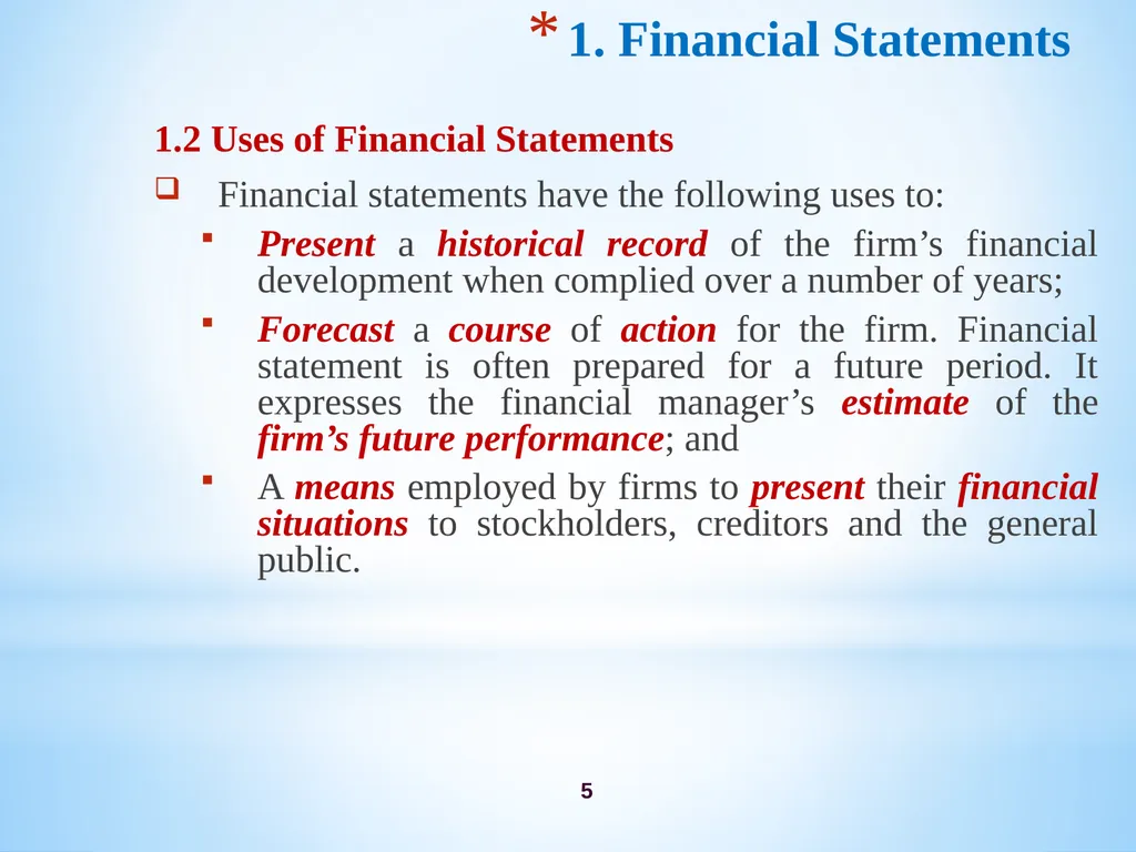 Chapter 3 Firm’s Financial Operations 2 Contents - slide 5 of 77