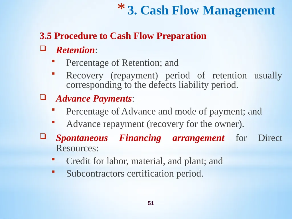 Chapter 3 Firm’s Financial Operations 2 Contents - slide 51 of 77