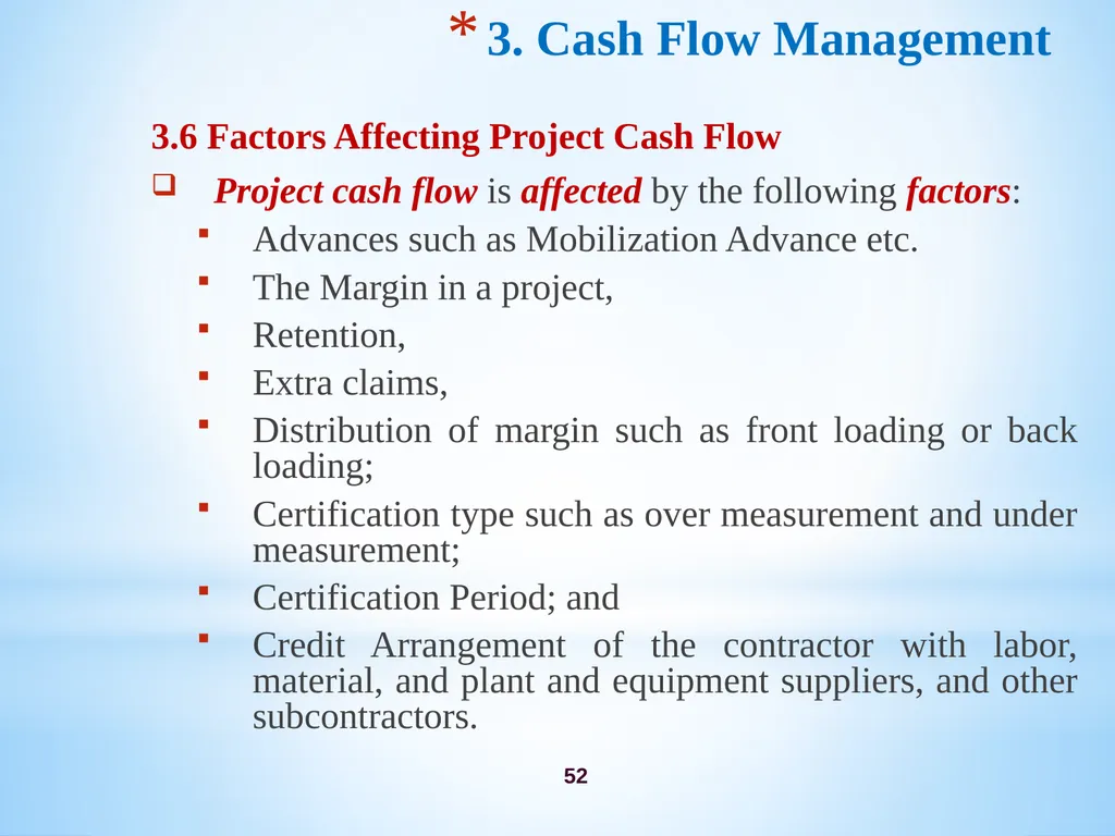 Chapter 3 Firm’s Financial Operations 2 Contents - slide 52 of 77