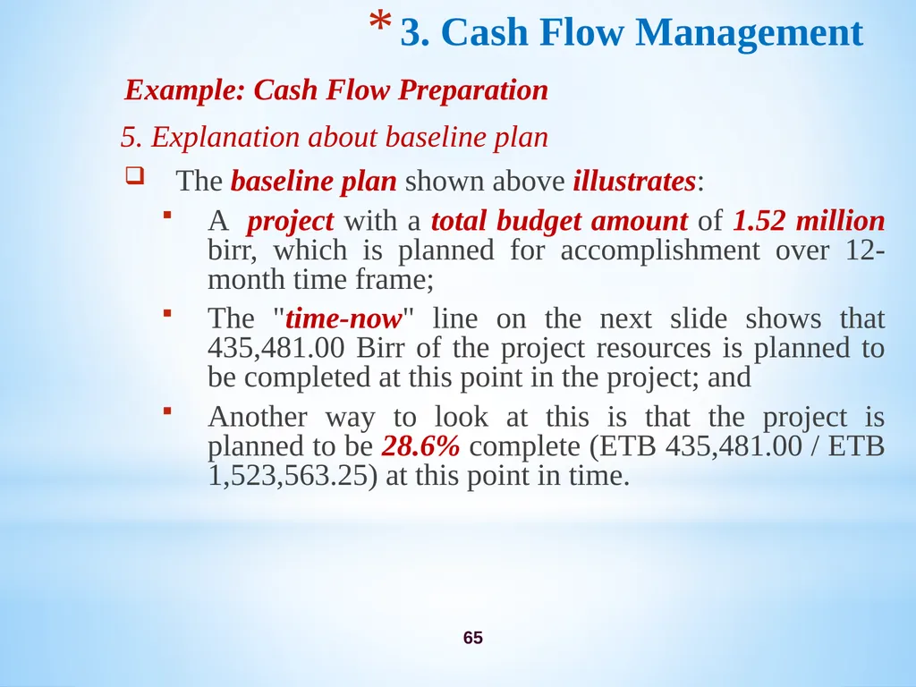 Chapter 3 Firm’s Financial Operations 2 Contents - slide 65 of 77