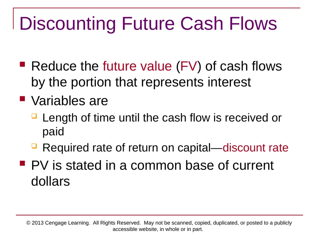 © 2013 Cengage Learning. All Rights Reserved. May - slide 13 of 42