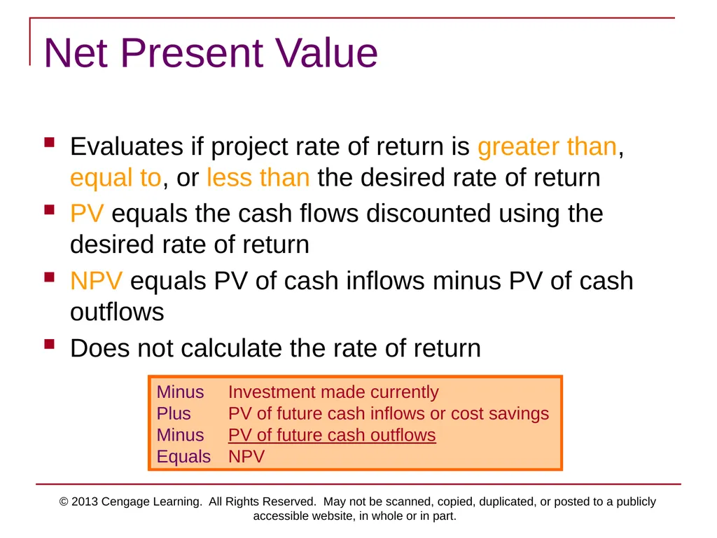 © 2013 Cengage Learning. All Rights Reserved. May - slide 16 of 42