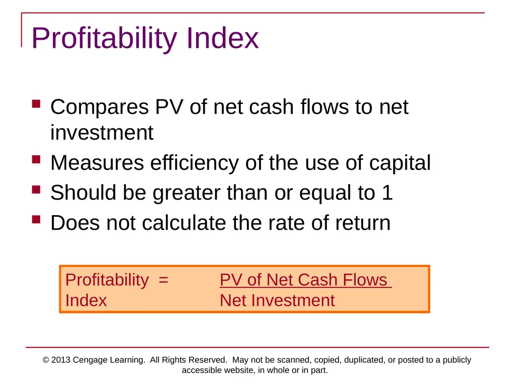 © 2013 Cengage Learning. All Rights Reserved. May - slide 19 of 42