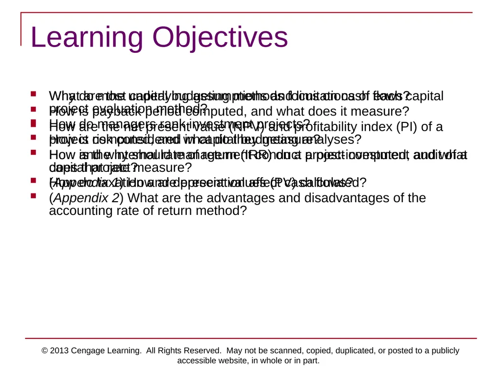 © 2013 Cengage Learning. All Rights Reserved. May - slide 2 of 42