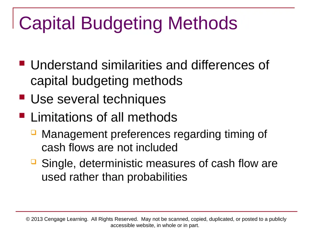 © 2013 Cengage Learning. All Rights Reserved. May - slide 25 of 42