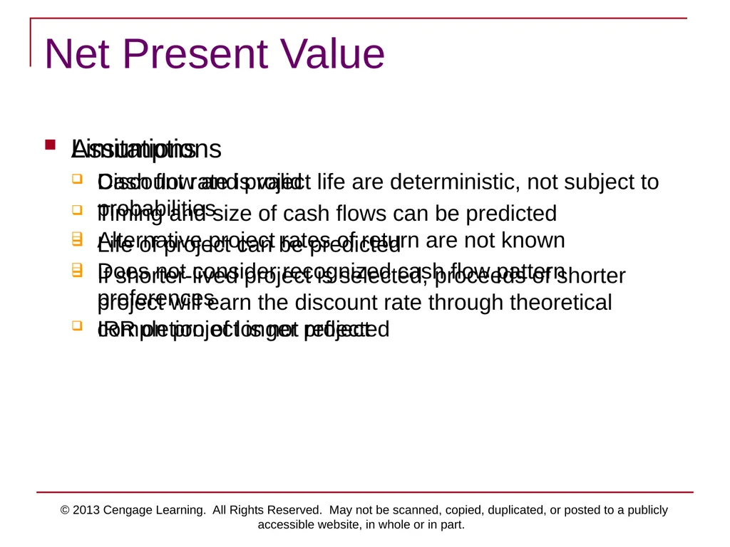 © 2013 Cengage Learning. All Rights Reserved. May - slide 27 of 42