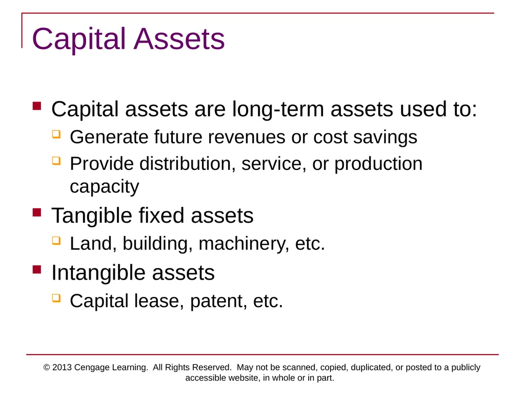 © 2013 Cengage Learning. All Rights Reserved. May - slide 3 of 42