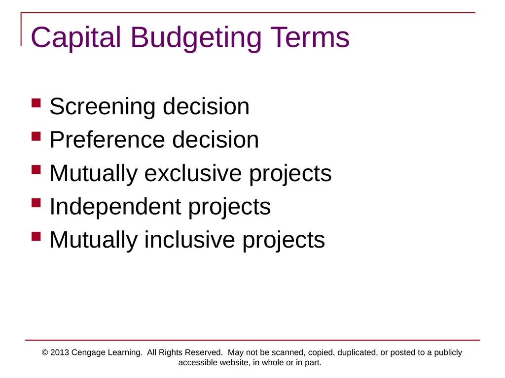 © 2013 Cengage Learning. All Rights Reserved. May - slide 32 of 42