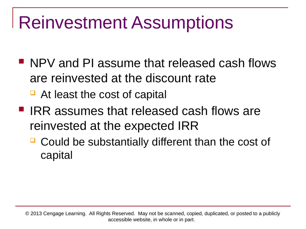 © 2013 Cengage Learning. All Rights Reserved. May - slide 34 of 42