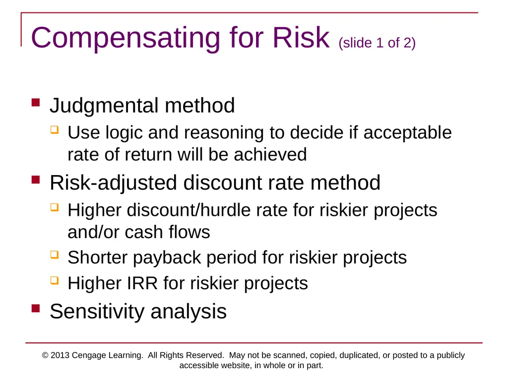 © 2013 Cengage Learning. All Rights Reserved. May - slide 36 of 42