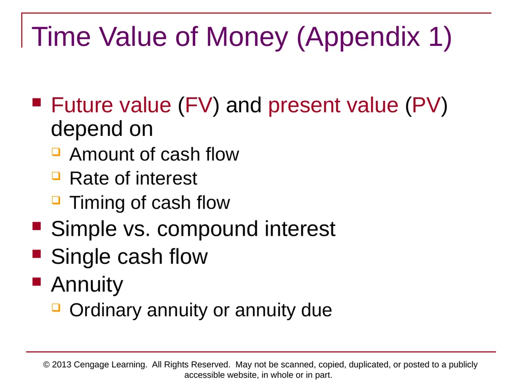 © 2013 Cengage Learning. All Rights Reserved. May - slide 39 of 42