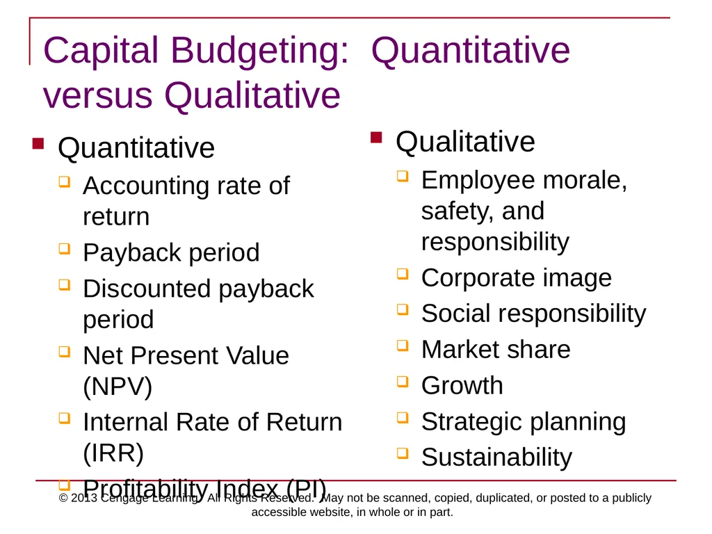 © 2013 Cengage Learning. All Rights Reserved. May - slide 7 of 42