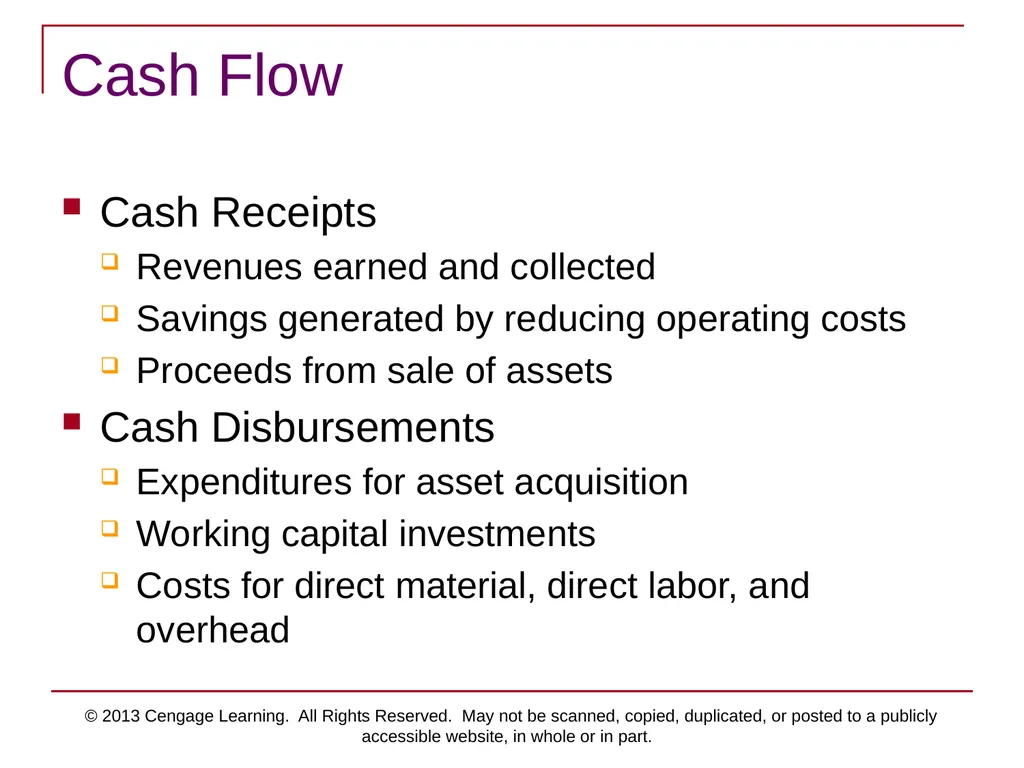 © 2013 Cengage Learning. All Rights Reserved. May - slide 9 of 42